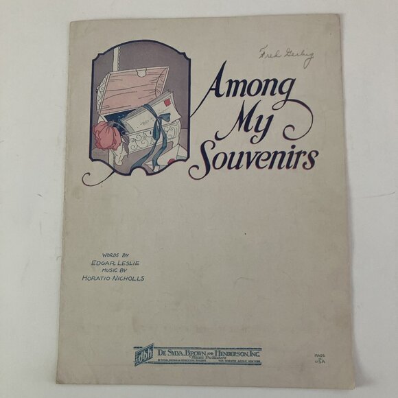 1920s Vintage Sheet Music Among My Souvenirs Canadian Capers Charley My Boy - Picture 2 of 16